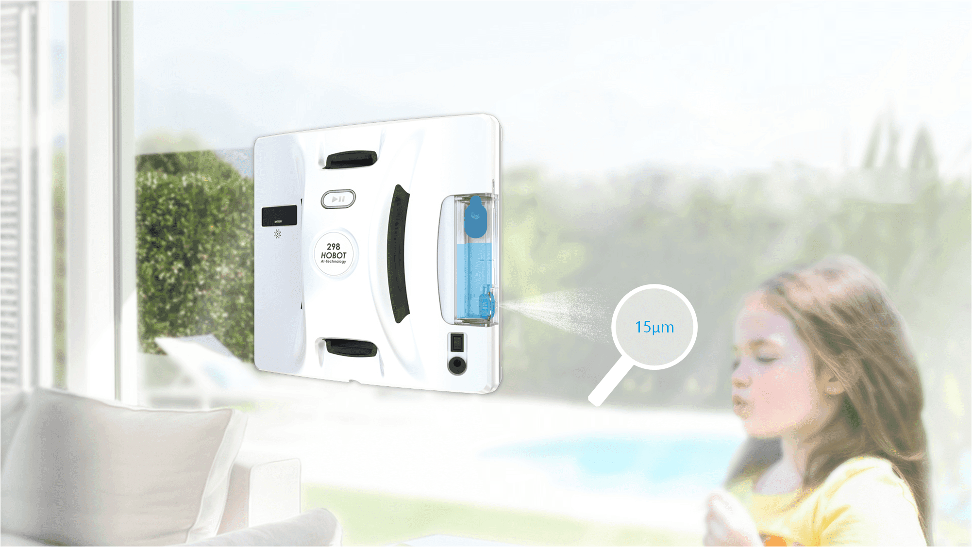 Langų roboto Hobot 298 nuoma